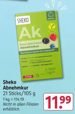 Rossmann Sheko abnehmkur Angebot