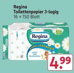 Rossmann Regina toilettenpapier 3-lagig Angebot