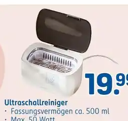 Rossmann Ideenwelt ultraschallreiniger Angebot