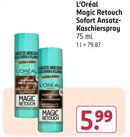 Rossmann L’oréal magic retouch sofort ansatz-kaschierspray Angebot