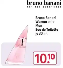 Rossmann Bruno banani woman oder man eau de toilette Angebot