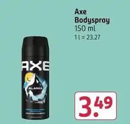 Rossmann Axe bodyspray Angebot