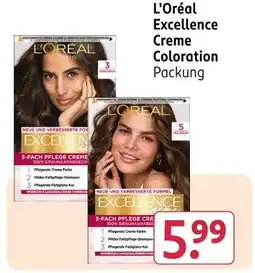 Rossmann L'oréal excellence creme coloration Angebot