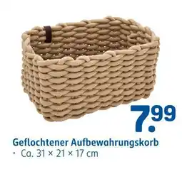 Rossmann Ideenwelt geflochtener aufbewahrungskorb Angebot
