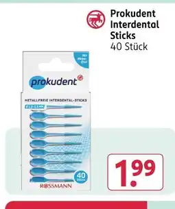 Rossmann Prokudent interdental sticks Angebot