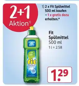 Rossmann Fit spülmittel Angebot