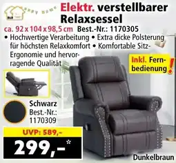 Norma Elektr. verstellbarer Relaxsessel Angebot