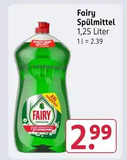 Rossmann Fairy spülmittel Angebot