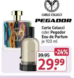 Rossmann Carlo colucci oder pegador eau de parfum Angebot