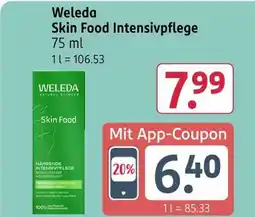 Rossmann Weleda skin food intensivpflege Angebot