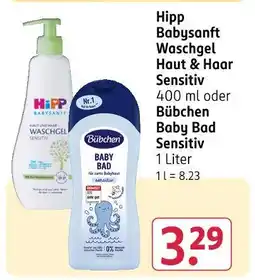 Rossmann Hipp babysaft waschgel haut & haar sensitiv Angebot