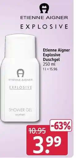 Rossmann Etienne aigner explosive duschgel Angebot