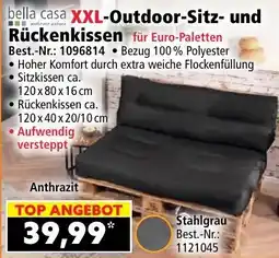 Norma bella casa XXL-Outdoor-Sitz- und Rückenkissen Angebot