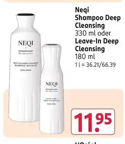 Rossmann Neqi shampoo deep cleansing Angebot