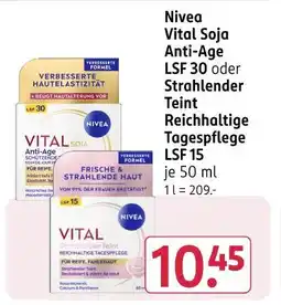Rossmann Nivea vital soja anti-age lsf 30 Angebot