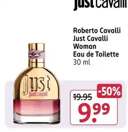 Rossmann Roberto cavalli just cavalli woman eau de toilette Angebot