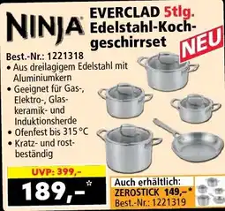 Norma NINJA EVERCLAD 5tlg. Edelstahl-Kochgeschirrset Angebot