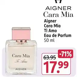 Rossmann Aigner cara mia ti amo eau de parfum Angebot