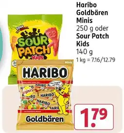 Rossmann Haribo goldbären minis Angebot