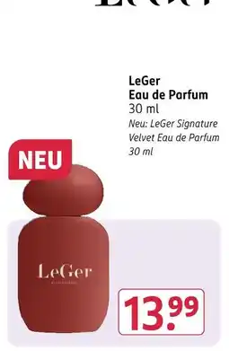 Rossmann Leger signature velvet eau de parfum Angebot