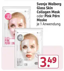 Rossmann Svenja walberg glass skin collagen mask oder pink pdrn maske Angebot