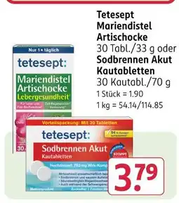 Rossmann Tetesept mariendistel artischocke Angebot