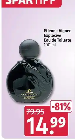 Rossmann Etienne aigner explosive eau de toilette Angebot