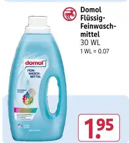 Rossmann Domol flüssig-feinwaschmittel Angebot