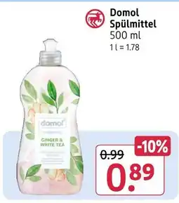 Rossmann Domol spülmittel Angebot