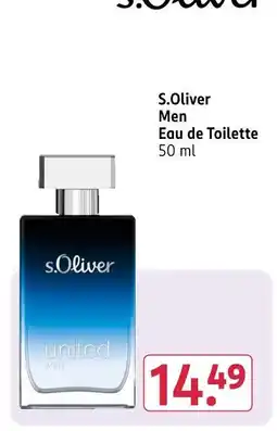 Rossmann S.oliver men eau de toilette Angebot