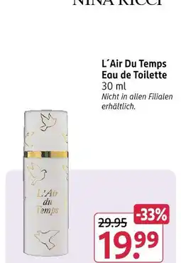 Rossmann Nina ricci l’air du temps eau de toilette Angebot
