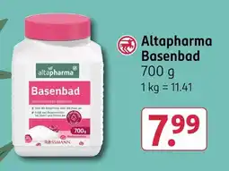 Rossmann Altapharma basenbad Angebot