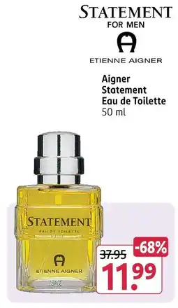 Rossmann Etienne aigner statement eau de toilette Angebot