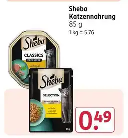 Rossmann Sheba katzennahrung Angebot