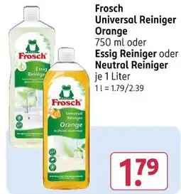 Rossmann Frosch universal reiniger orange Angebot