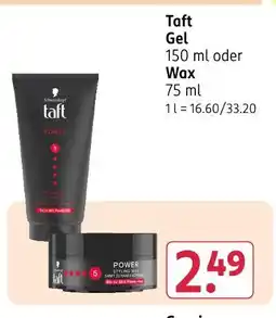 Rossmann Schwarzkopf taft gel Angebot