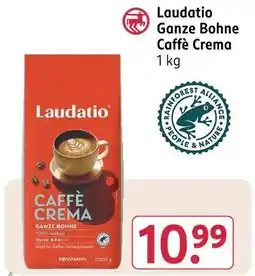 Rossmann Laudatio ganze bohne caffè crema Angebot