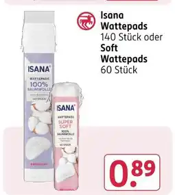 Rossmann Isana wattepads Angebot