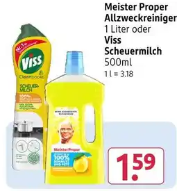 Rossmann Meister proper allzweckreiniger Angebot