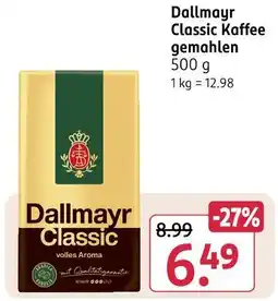 Rossmann Dallmayr classic kaffee Angebot