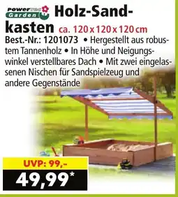 Norma Holz-Sandkasten Angebot
