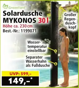 Norma GreenYard Solardusche MYKONOS 30 l Angebot