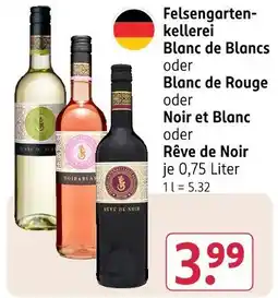 Rossmann Felsengartenkellerei blanc de blancs Angebot