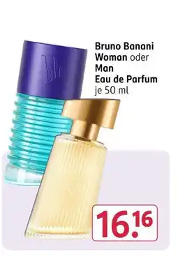 Rossmann Bruno banani woman oder man eau de parfum Angebot