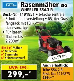Norma Rasenmäher BIG WHEELER 554.3 R Angebot