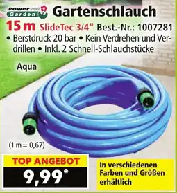 Norma Gartenschlauch SlideTec 3/4" Aqua Angebot