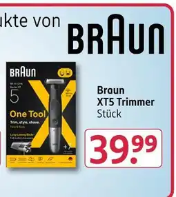 Rossmann Braun xt5 trimmer Angebot