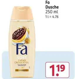 Rossmann Fa dusche Angebot