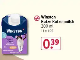 Rossmann Winston katze katzenmilch Angebot