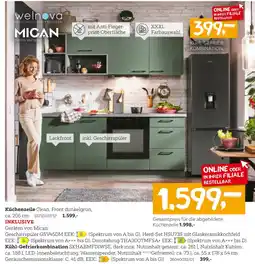 XXXLutz Mican & welnova küchenzeile clean Angebot